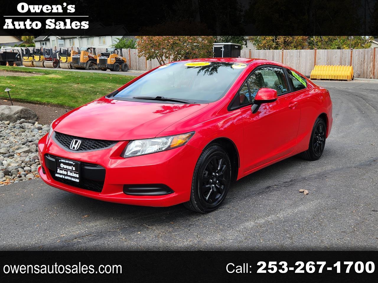 Honda Civic Cpe 2dr Auto LX 2012