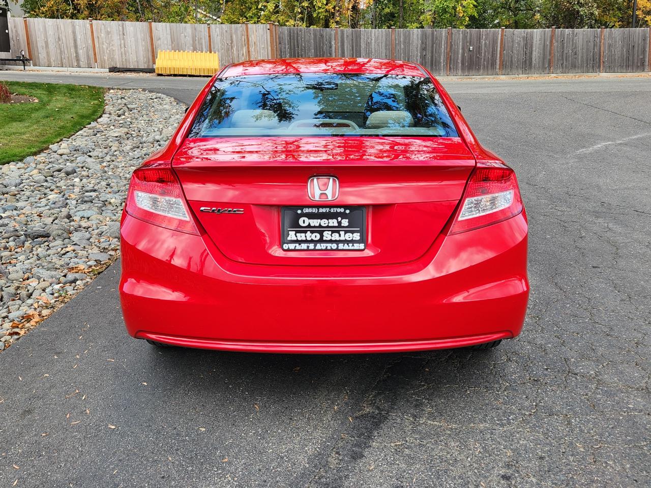 Honda Civic Cpe 2dr Auto LX 2012
