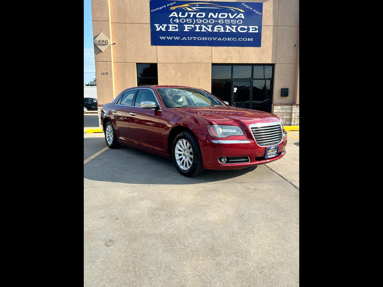 Red 2011 Chrysler 300 Sedan Rear-Wheel Drive Automatic