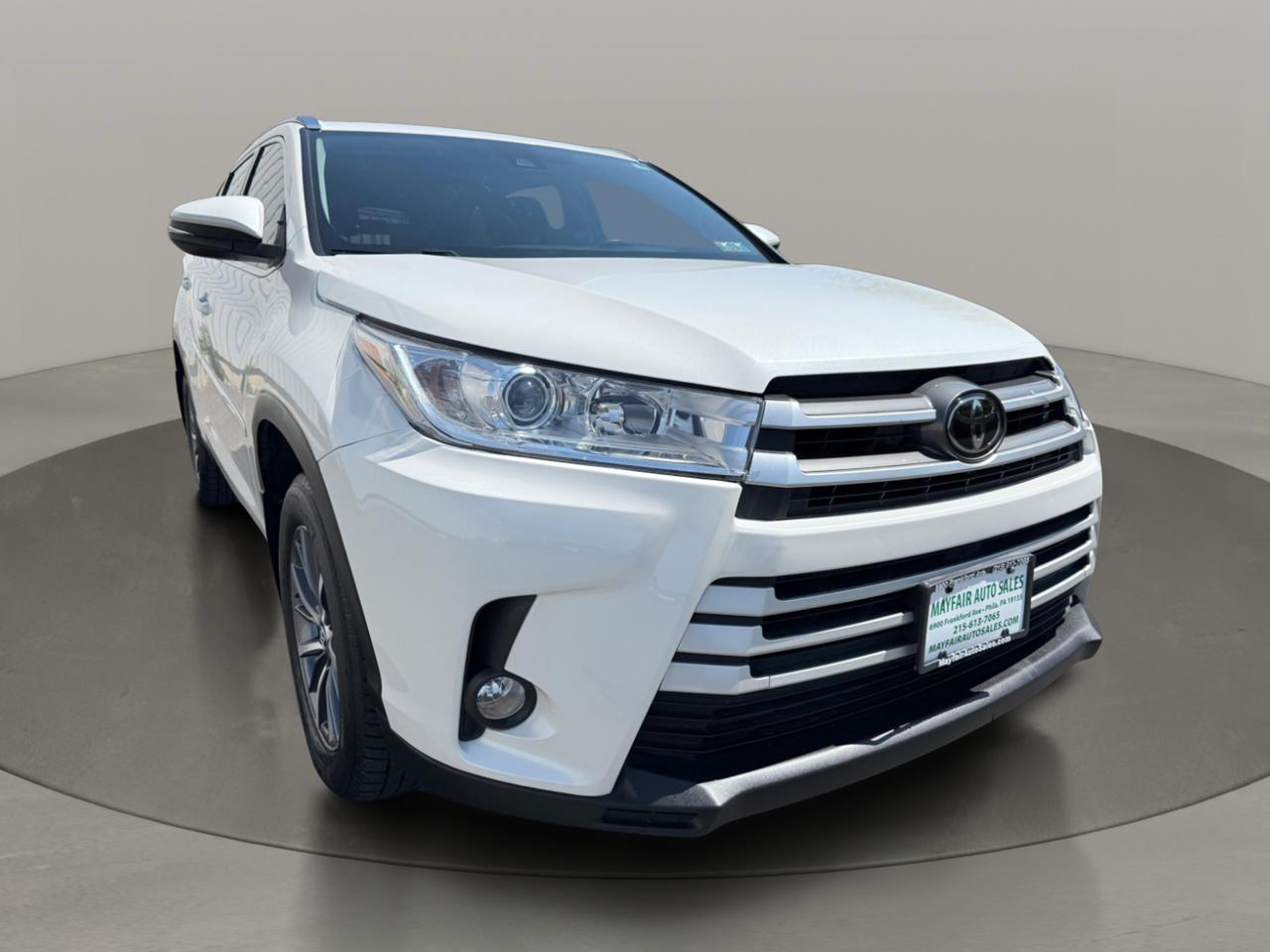 Toyota Highlander XLE V6 AWD (Natl) 2019