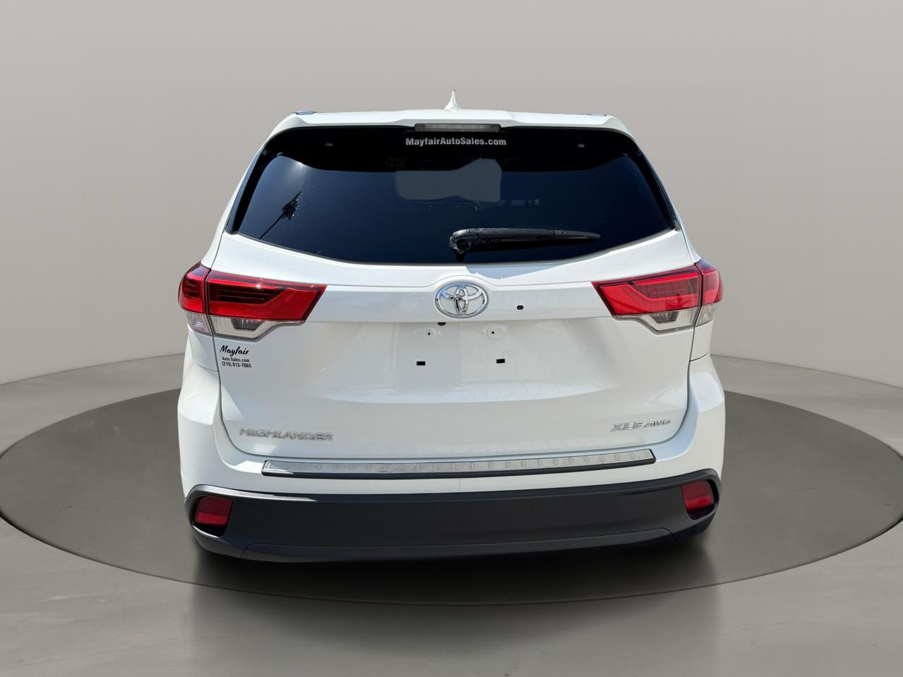 Toyota Highlander XLE V6 AWD (Natl) 2019