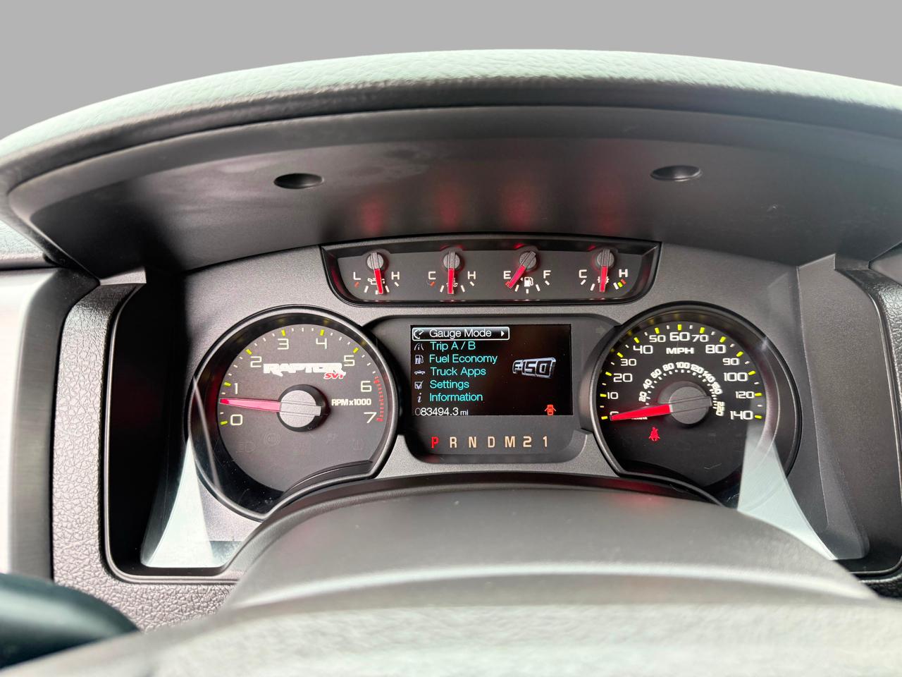 Ford F-150 4WD SuperCrew 145" SVT Raptor 2014