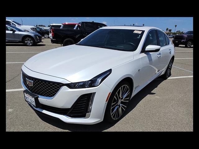 Crystal White Tricoat 2024 Cadillac CT5 Premium Luxury AWD Sedan All-Wheel Drive