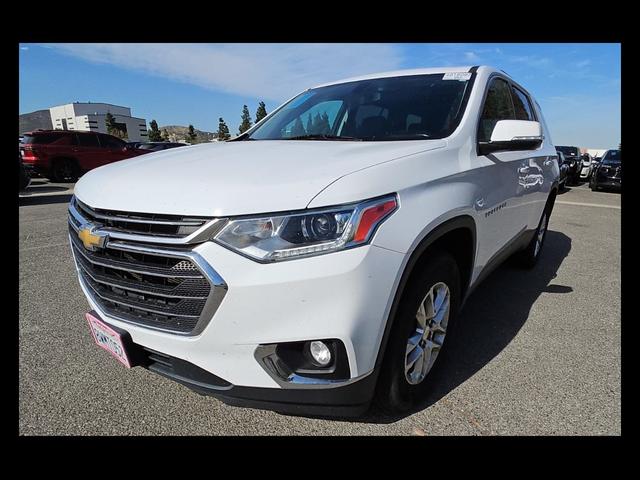 Summit White 2021 Chevrolet Traverse LT Cloth FWD SUV / Crossover Front-Wheel Drive