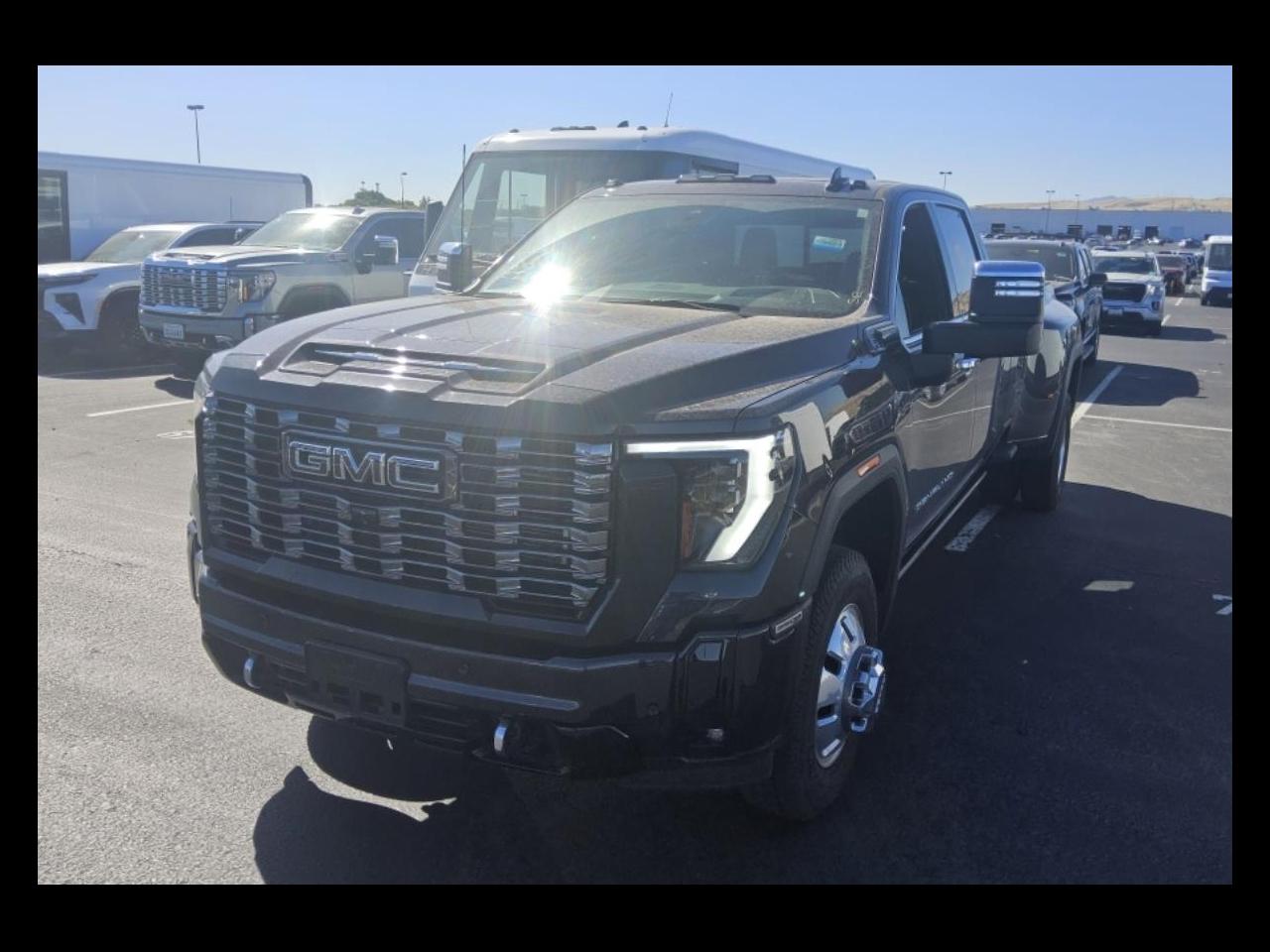 Titanium Rush Metallic 2025 GMC Sierra 3500HD Pickup Truck Four-Wheel Drive 