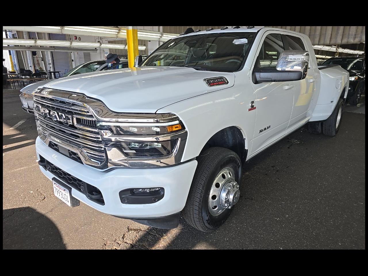 White 2025 RAM 3500 Pickup Truck Four-Wheel Drive 