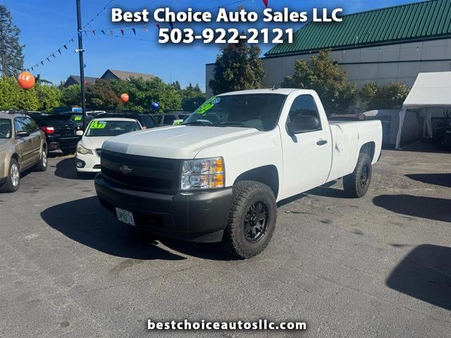 White 2007 Chevrolet Silverado 1500 Pickup Truck Rear-Wheel Drive Automatic