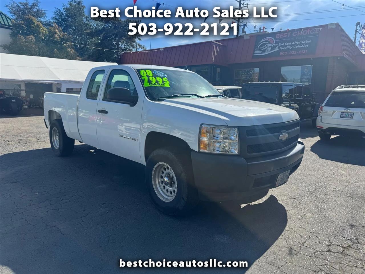 2008 Chevrolet Silverado 1500 Work Truck Ext. Cab Std. Box 2WD