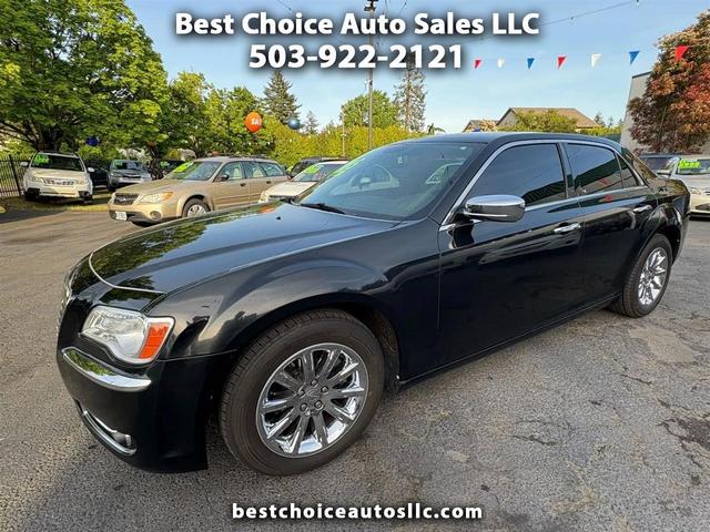 Black 2014 Chrysler 300 Sedan Rear-Wheel Drive 5-Speed Automatic
