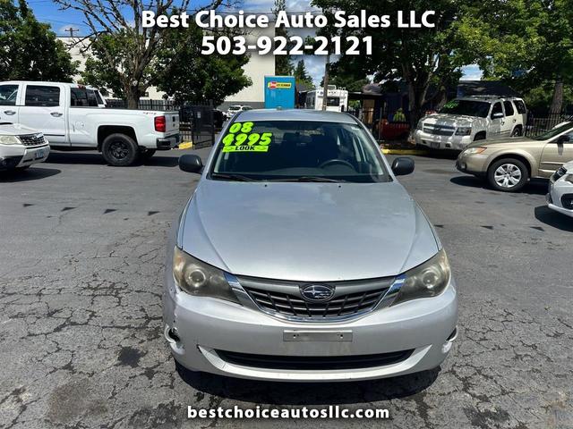 Silver 2008 Subaru Impreza Hatchback 4-Speed Automatic