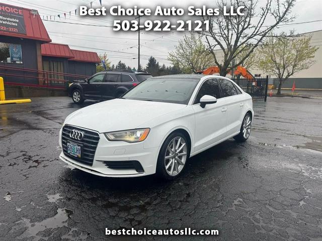 White 2016 Audi A3 Sedan All-Wheel Drive 6-Speed Automatic