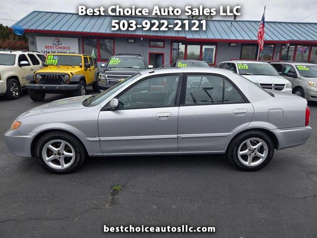 Gray 2002 Mazda Protege ES Sedan Front-Wheel Drive 5-Speed Manual