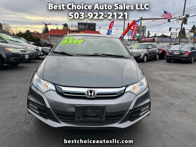 Gray 2012 Honda Insight Hatchback Front-Wheel Drive Continuously Variable Transmission