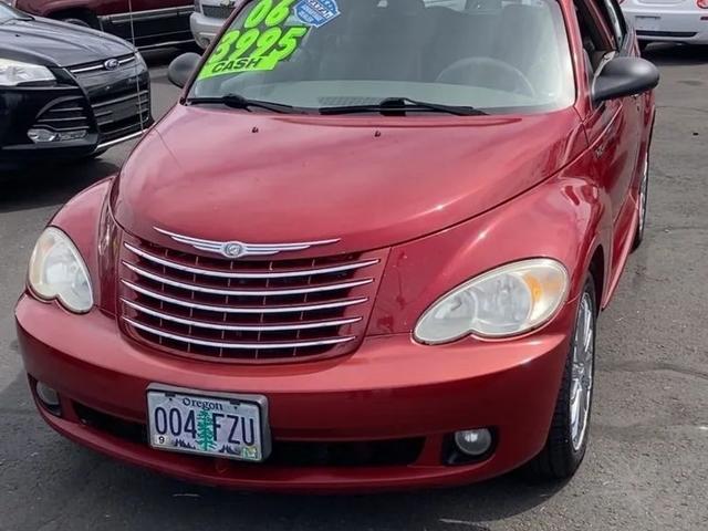 Red 2006 Chrysler PT Cruiser Convertible Front-Wheel Drive Automatic