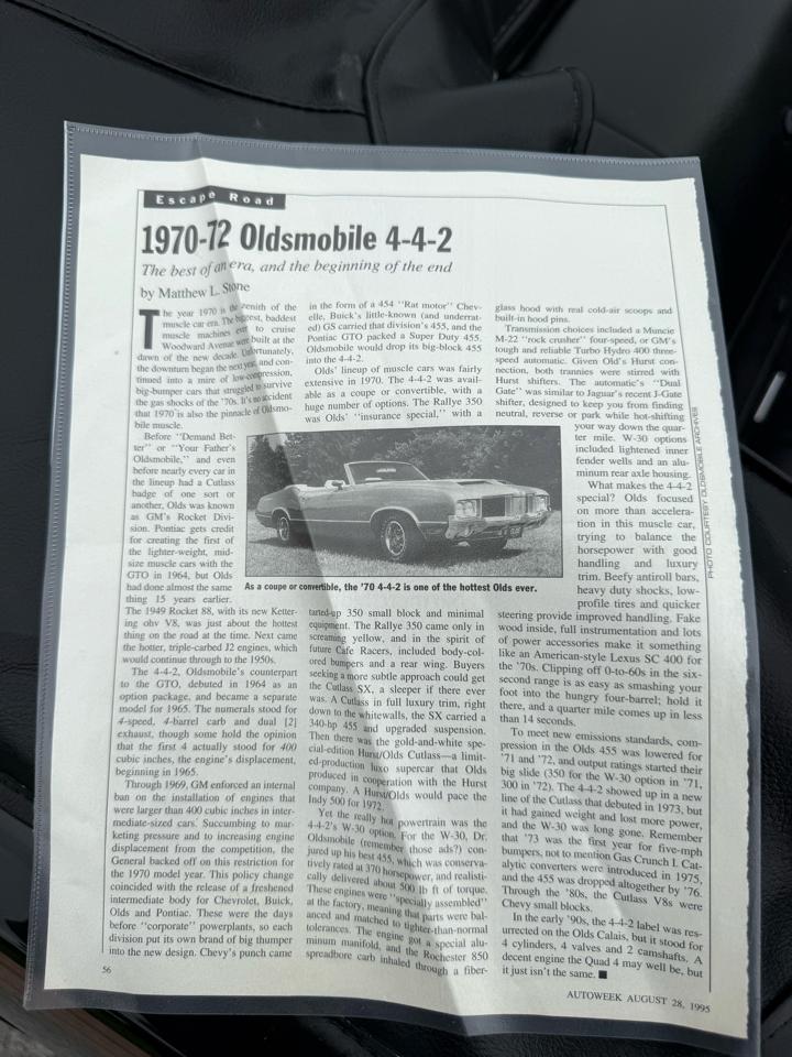 Oldsmobile 442  1970