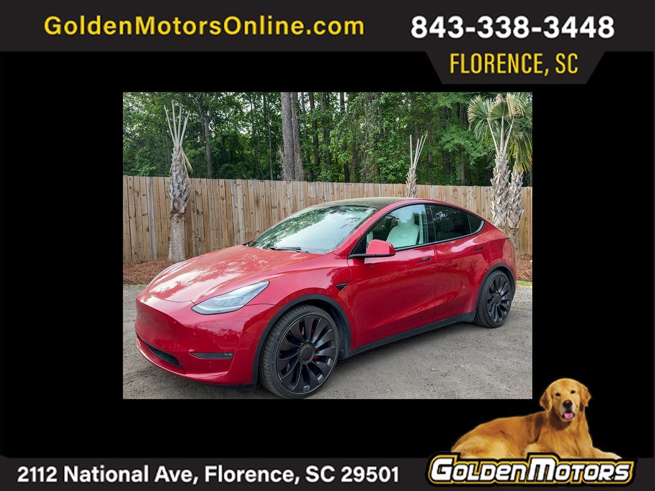 2021 Tesla Model Y Performance Dual Motor All-Wheel Drive's photo