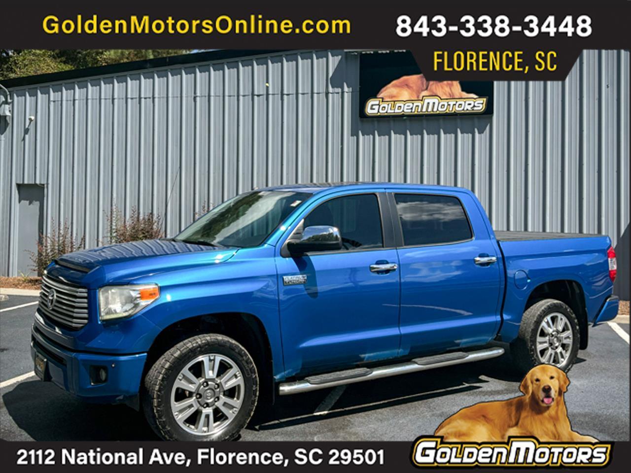 2017 Toyota Tundra 4WD Platinum CrewMax 5.5' Bed 5.7L FFV (Natl)