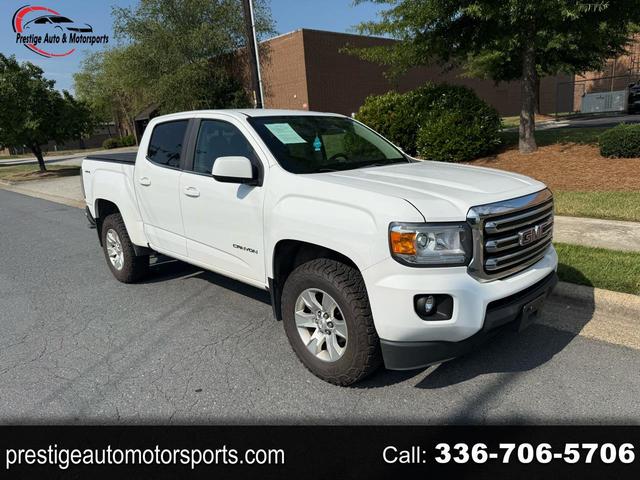 White 2018 GMC Canyon Pickup Truck Four-Wheel Drive Automatic