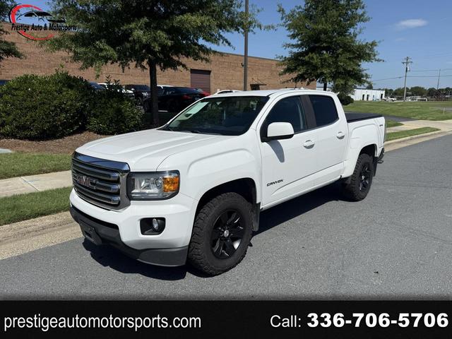 White 2018 GMC Canyon Pickup Truck Four-Wheel Drive Automatic