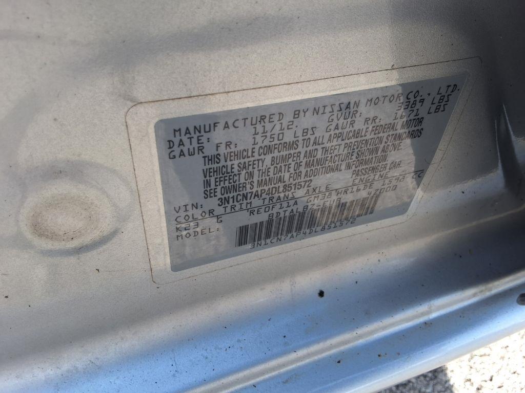 Nissan Versa 1.6 S 4A 2013