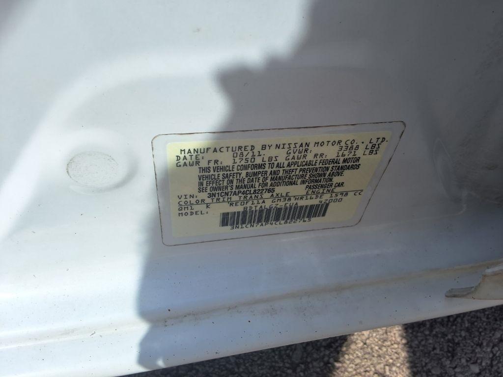 Nissan Versa 1.6 S Sedan 2012