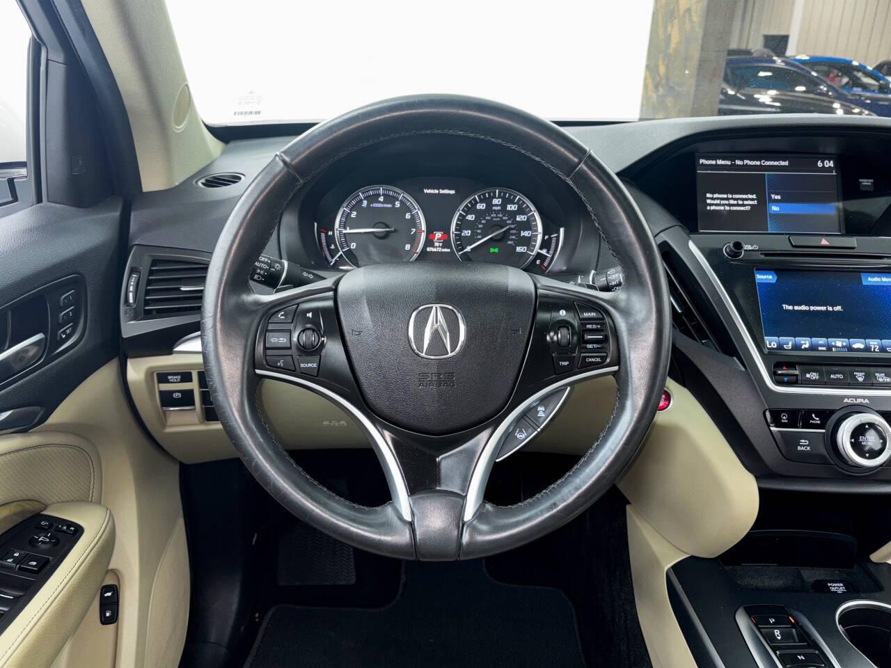 Acura MDX SH-AWD 9-Spd AT w/Tech Package 2019