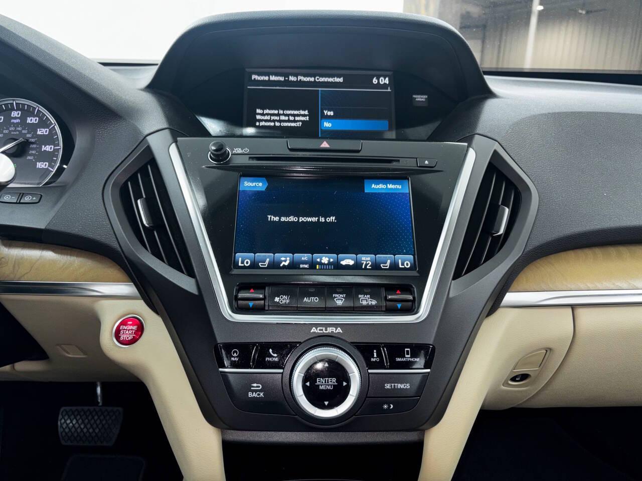 Acura MDX SH-AWD 9-Spd AT w/Tech Package 2019
