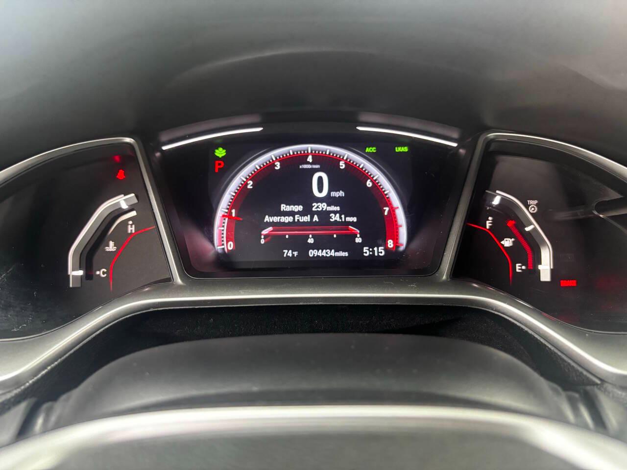 Honda Civic EX Honda Sensing Sedan CVT 2019
