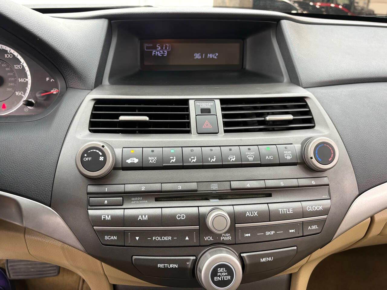 Honda Accord SE Sedan AT 2012