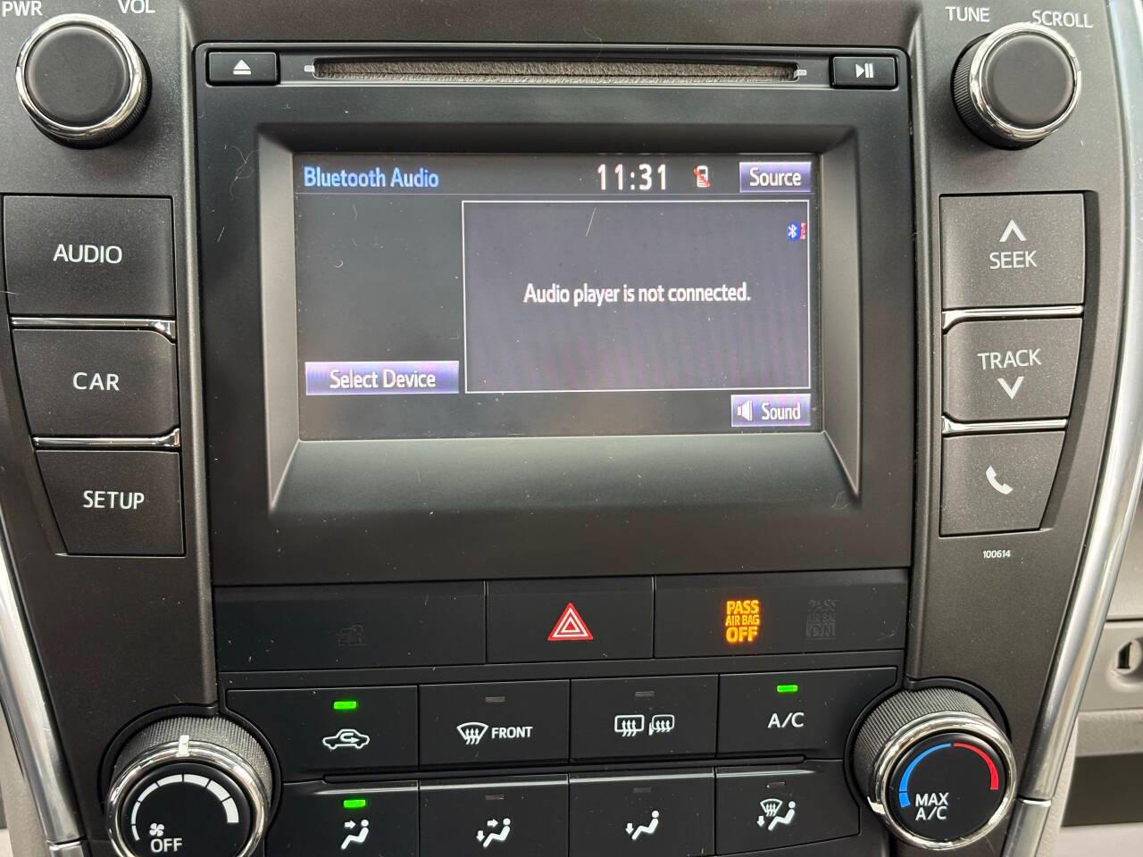 Toyota Camry SE 2017