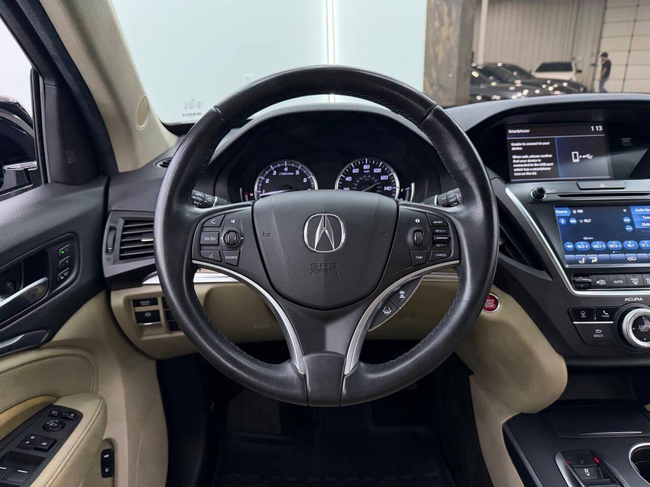 Acura MDX SH-AWD 9-Spd AT w/Tech Package 2019
