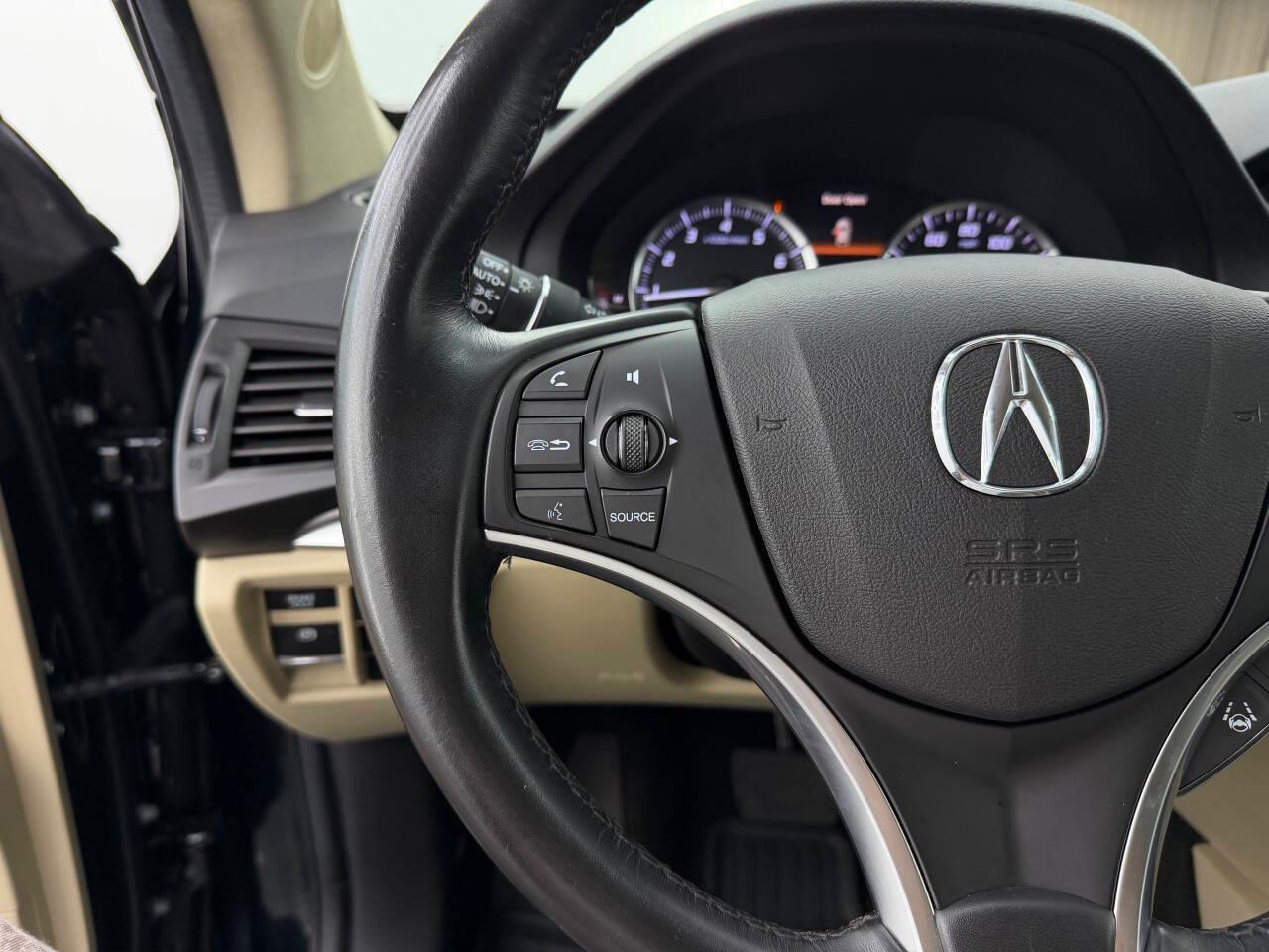 Acura MDX SH-AWD 9-Spd AT w/Tech Package 2019