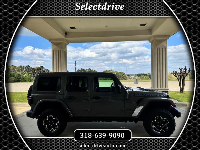 Gray 2023 Jeep Wrangler 4xe Rubicon 4WD SUV / Crossover Four-Wheel Drive 8-Speed Automatic