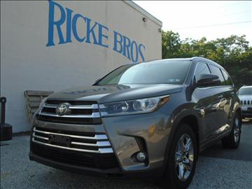 2017 Toyota Highlander Limited V6 AWD (Natl)