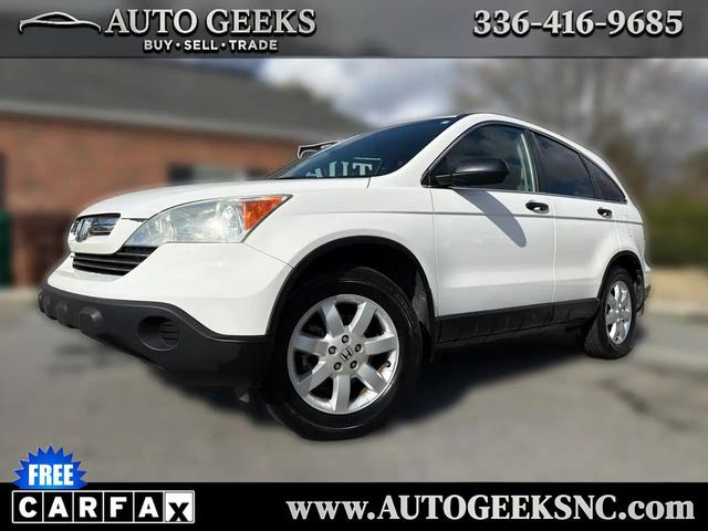 White 2008 Honda CR-V EX AWD SUV / Crossover All-Wheel Drive Automatic