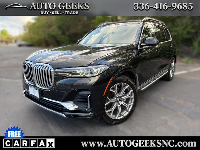 Black 2021 BMW X7 xDrive40i AWD SUV / Crossover All-Wheel Drive Automatic