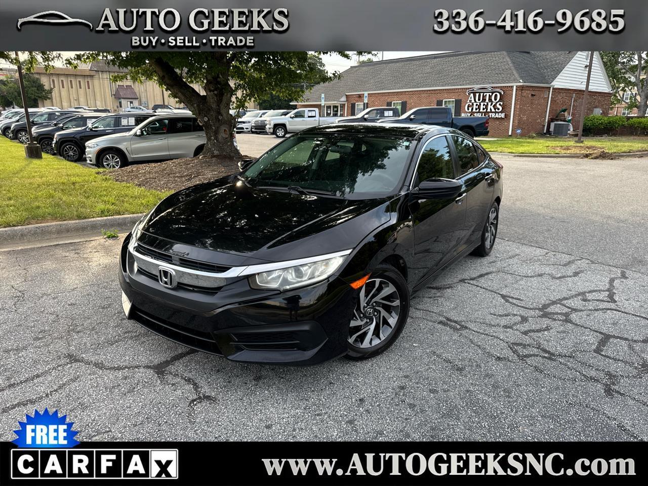 2018 Honda Civic EX Sedan CVT