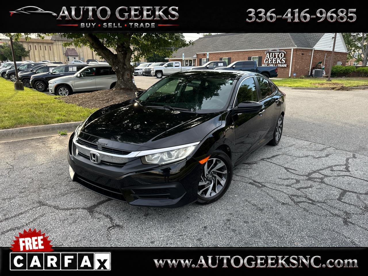 2018 Honda Civic EX Sedan CVT