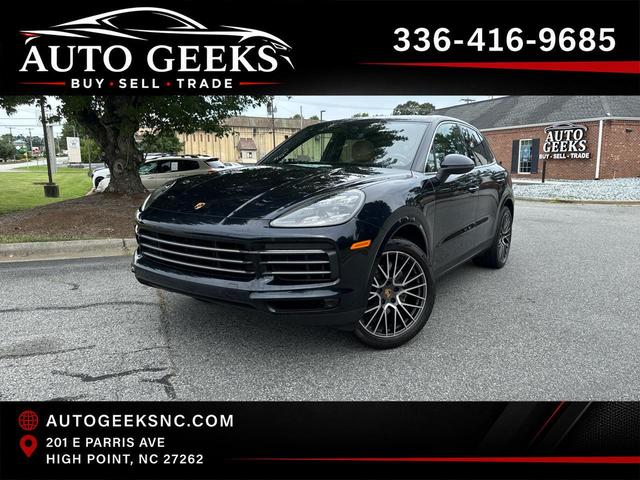 Blue 2019 Porsche Cayenne SUV / Crossover All-Wheel Drive Automatic