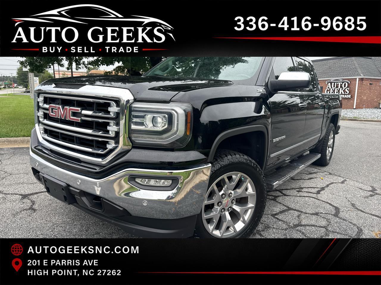2018 GMC Sierra 1500 SLT Crew Cab  Long Box 4WD