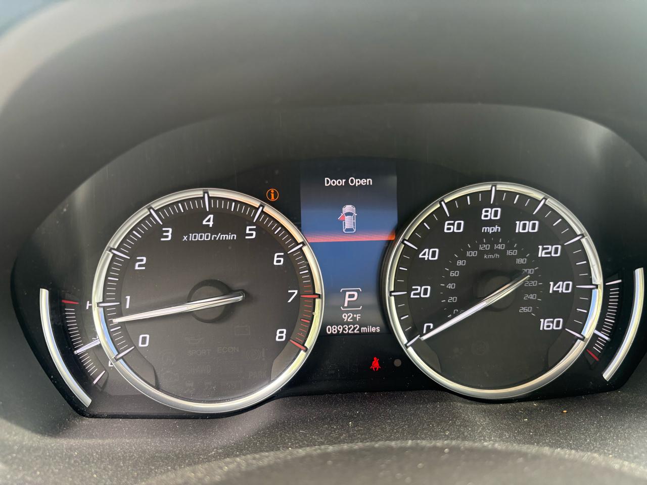 Acura MDX 9-Spd AT w/Tech Package 2016