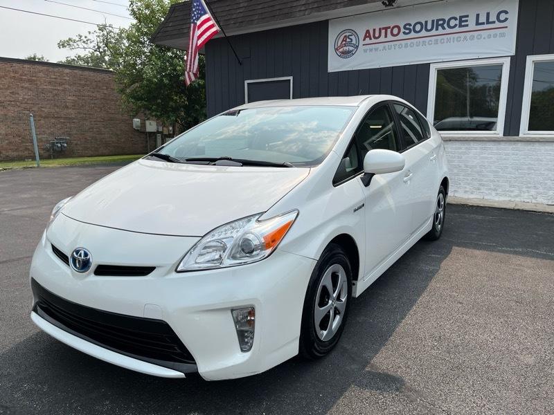 White 2013 Toyota Prius Hatchback Front-Wheel Drive Automatic