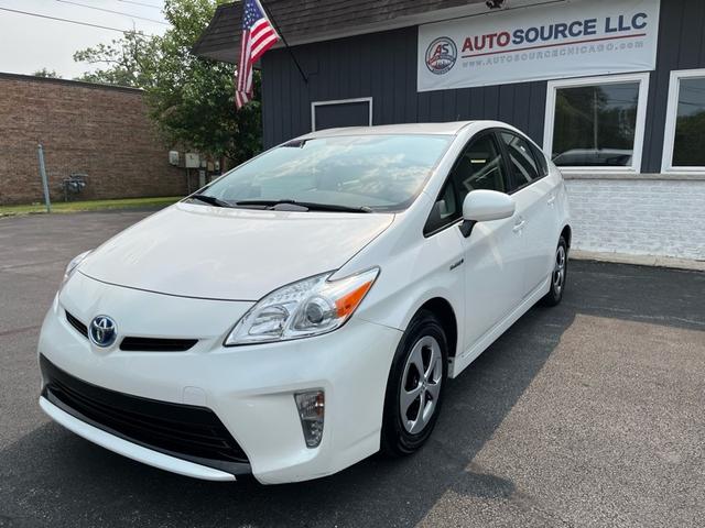 White 2013 Toyota Prius Hatchback Front-Wheel Drive Automatic