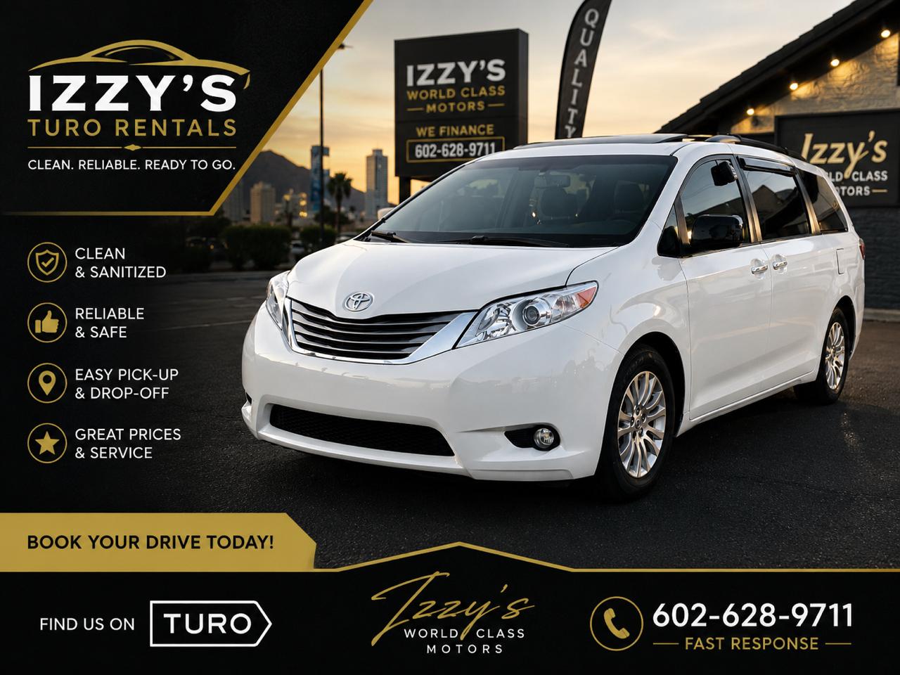 Toyota Sienna 5dr 8-Pass Van XLE Premium FWD (Natl) 2015