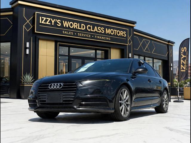 Black 2017 Audi A6 Sedan Front-Wheel Drive Automatic