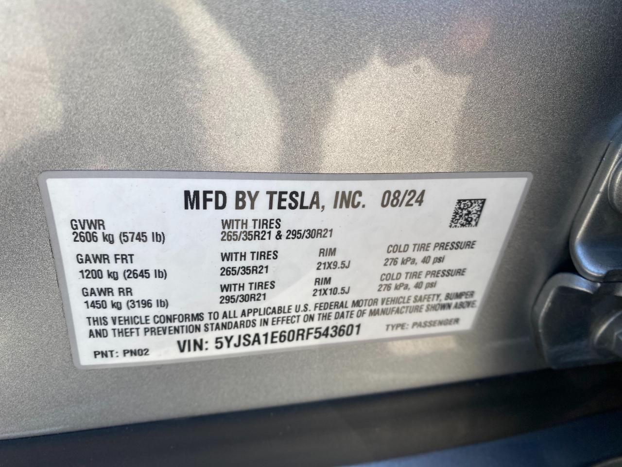 Tesla Model S Long Range 2024