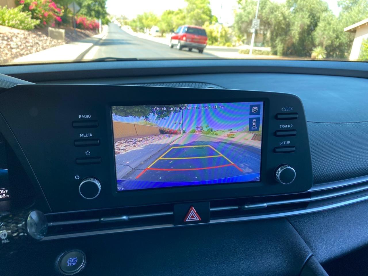 Hyundai Elantra Blue Hybrid 2021
