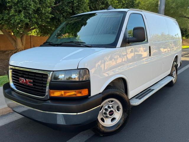 White 2025 GMC Savana Cargo Van Rear-Wheel Drive Automatic