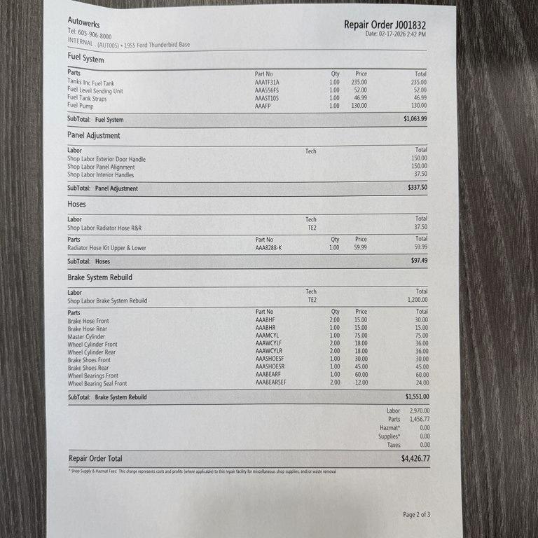 Ford Thunderbird  1955