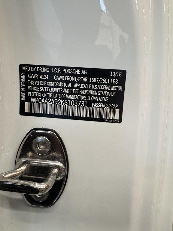 Porsche 911 Carrera Coupe 2019